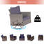 2 repose-pieds en rotin de patio 2 pièces, repose-pieds en osier d'extérieur avec coussin amovible et structure en acier-1059568565-1059568567