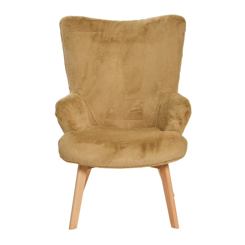 Fauteuil à oreilles Napster, Mélange de polyester brun