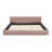 California King Size Upholstered Bed Frame With Thick Fabric, Chenille Fabric Grounded Platform Bed With Headboard And Solid Frame-738854778-764291691-755081481