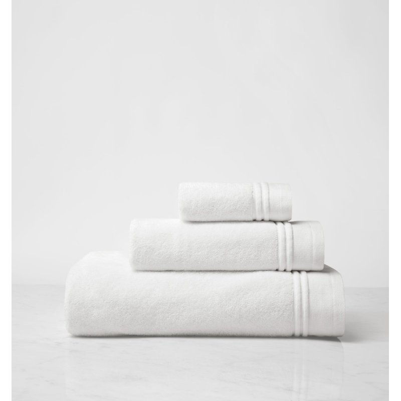Aura Hand Towel, White