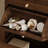 Movable Vanity Table With LED Mirror