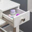 Ensemble de coiffeuse avec tabouret et miroir Godines-1714106803
