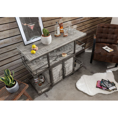 Heavy Industry Solid Wood Kitchen Cart