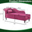 Banc de rangement en velours 2 en 1 avec coussin décoratif-1341065536