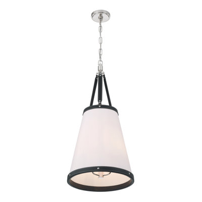 Libby Langdon Caine 14.25'' Polished Nickel Pendant