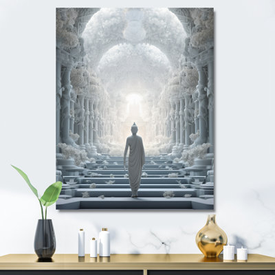 Bouddha blanc, méditation I - reproduction