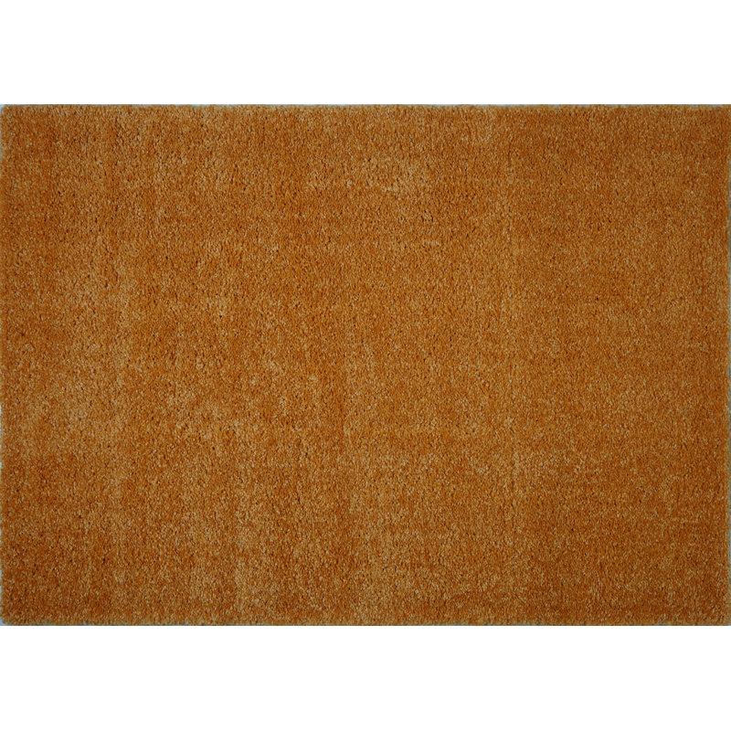 Orange tapis décoratif Mckinnis, Rectangle 5 pi 3 po x 7 pi 5 po