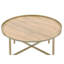 Table basse à plateau rond