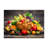 A Basket Of Fruit Vegetables - No Frame Print on Canvas