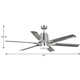 Kiska 60'' 6 Blade Ceiling Fan with LED Light Kit
