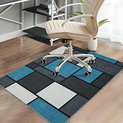 Tapis de chaise de bureau pour plancher de bois franc, tapis de chaise de bureau ...