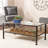 Glass Top Console Table