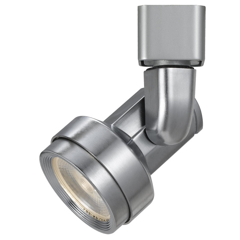 Projecteur sur rail orientable à DEL intégrée Cal Lighting 10 W, 650 lumens, 3300 K, dimmable, angle de faisceau de 24°, rotation de 180°, dimensions : 4,2 cm (H) x 3,2 cm (L) x 2,7 cm (P)