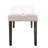 Beige Upholstered Velvet Bedroom Bench, 45.64" L, 17.43" W, 18.53" H, Protects Floors, For Garage Accent Entryway-1923033689