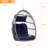 All-weather Outdoor Egg Swing Chair, Dark Blue, With Comfortable Sitting And Durability Waterproof Cushion Frame