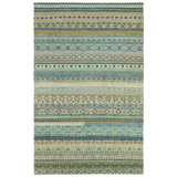 Jaipur Living Nisha LIB15 Handknot Ikat Green/Blue Area Rug (12'X15')