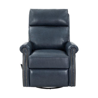 Segen 31'' Wide Leather Manual Swivel Standard Recliner