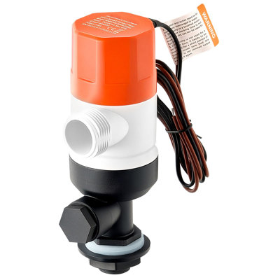 Pompe d'aérateur Livewell pour bateau 12V 800 GPH Livewell Pompe droite 2 entrées