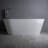 65" x 30" Freestanding Soaking Solid Surface Bathtub