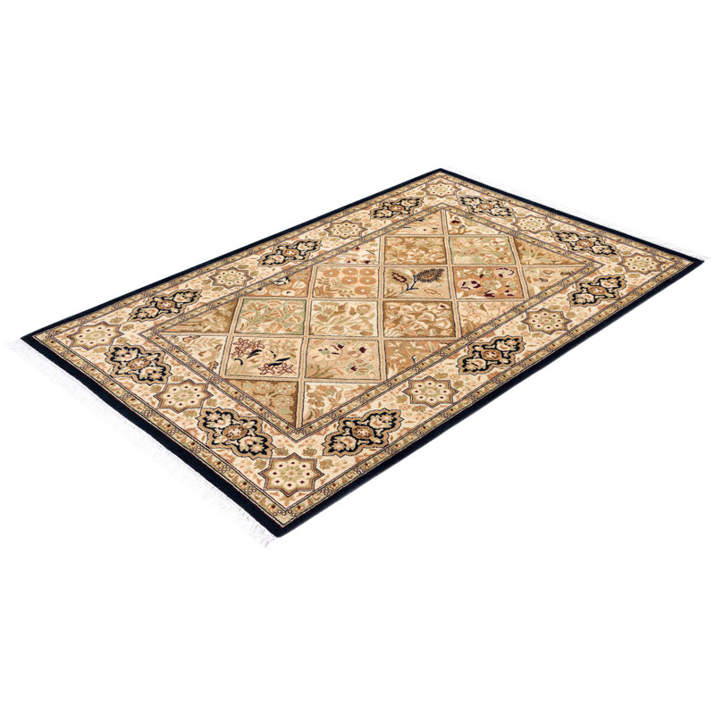 Classic One-of-a-Kind 2'8" X 4'1" Hand Knotted Area Rug