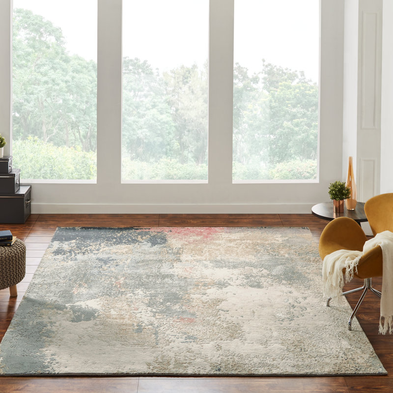 Abstract Area Rug, Runner 2'6" x 10'