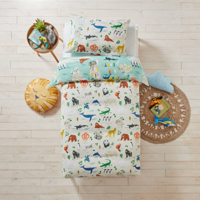 Jarvis Cotton Duvet Cover Set with Pillowcases