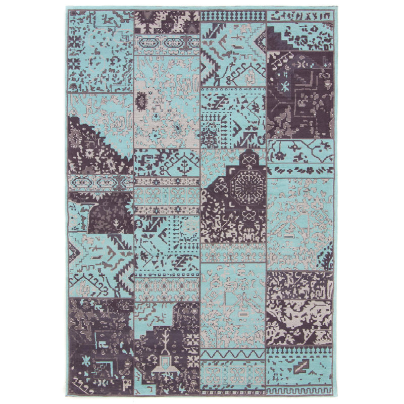 Sofi Geometric Cotton Hand Woven Area Rug, Rectangle 200 x 290cm