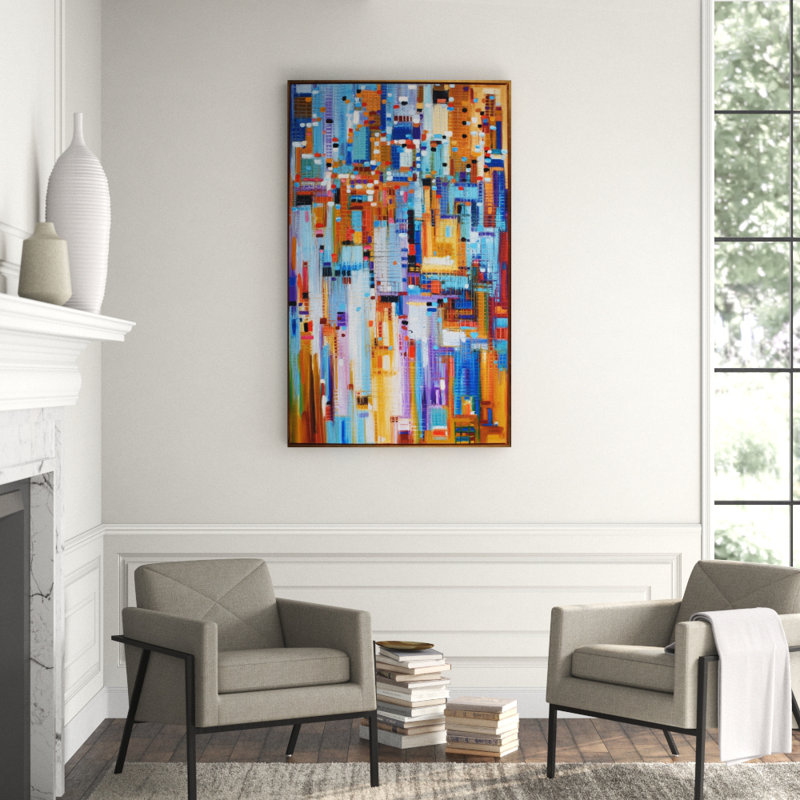 City 2 by Ekaterina Ermilkina - Painting on Canvas