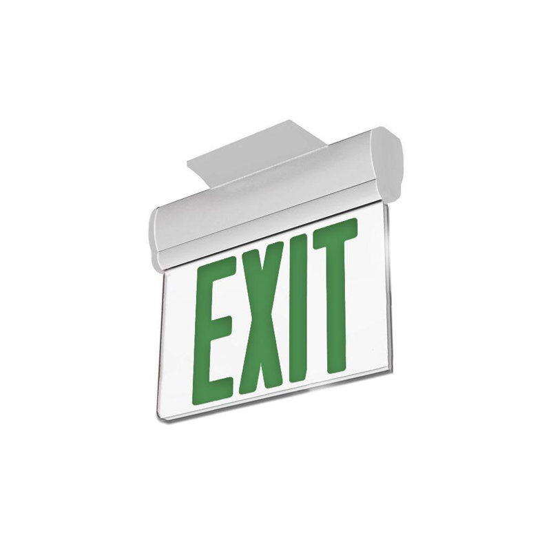 Commercial Grade LED Emergency Exit Sign Light, Green