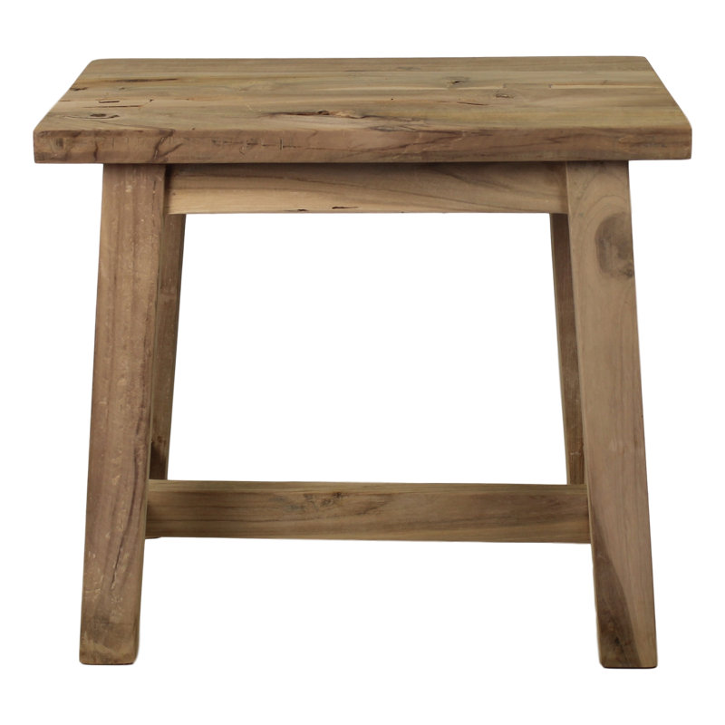 Yellow Pine Solid Wood Accent Stool