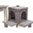 TRIXIE Pepito 39.4" Cat Tower, 3-Level Cat Tree with Sisal Scratching Posts and Ramp, Plush Condo and Hammock