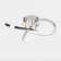 Cleophis Set of 2 Matt Black LED Loop Ceiling Lights