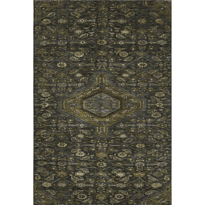 Premium Machine Washable Barry AMF1225 Medallion Rug