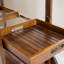 Chariot-bar en bois d'acacia