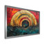 Abstrait marbré arc-en-ciel, couleurs de la vie II - art mural arc-en-ciel-849398843-849398796