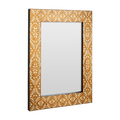 Panny Solid Wood Flat Wall Mirror
