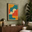 Flowing Forms Mid-Century - Wrapped Canvas-586493207-586493204