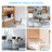 Costway 2.4 Cubic Feet Freestanding Mini Fridge-58251380