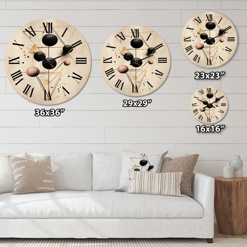 Horloge murale Enigma Boho Chic, Moyenne