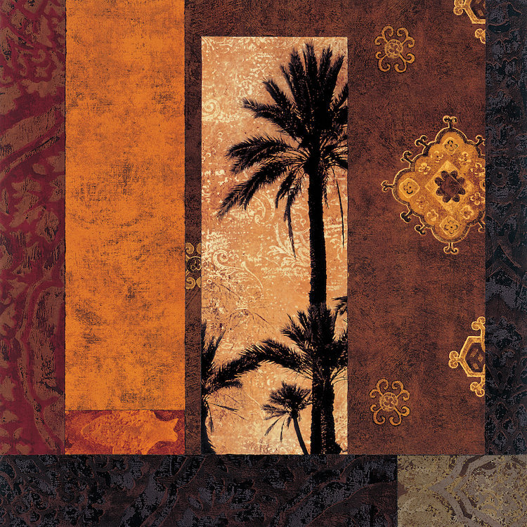 « marocain soirées ii », reproduction d’art sur toile, H 37 po x l 37 po x P 1,5 po