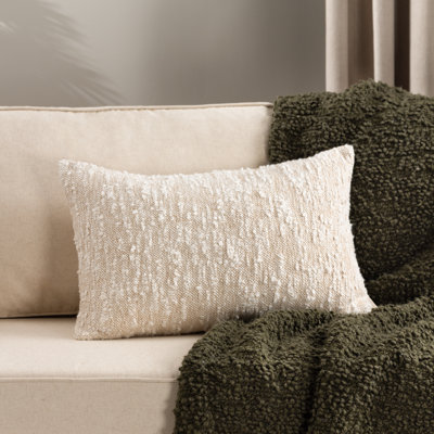 Gyula Cream Rectangular Cushion