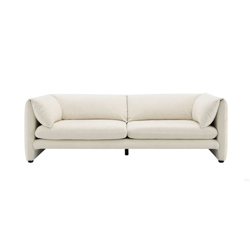Jaeda Beige Boucle Sofa