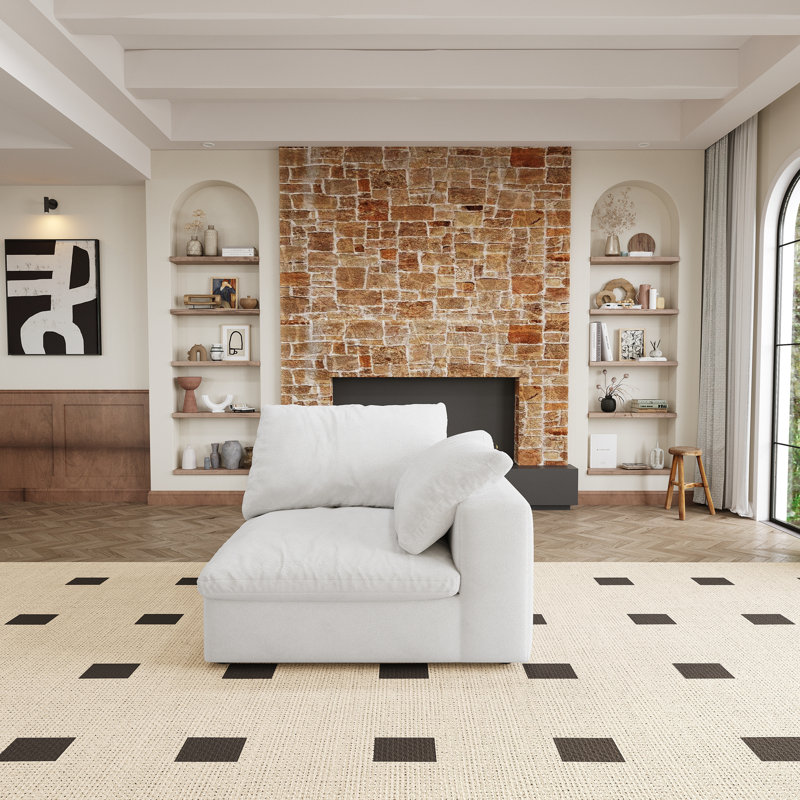 Canapé modulaire avec 2 repose-pieds Bonfort