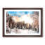 Winter White Forest in Sweden in Abstract - Picture Frame Graphic Art Print-55765658-55765659