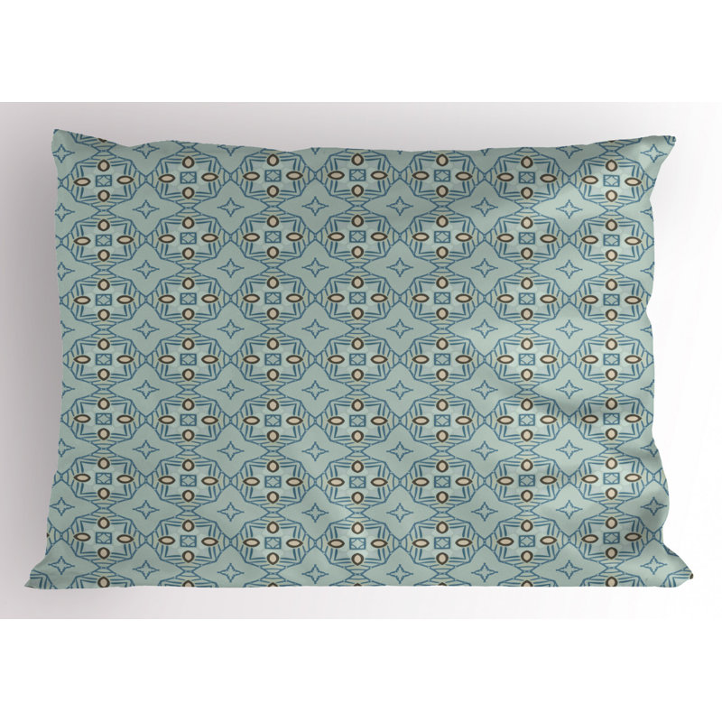 Retro Polyester Sham Set, Twin
