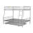 Convertible Metal Bunk Bed With Trundle-238550206