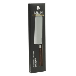 Babish 7.5-Inch Clef Knife – High-Carbon 1.4116 German Steel Kitchen Knife, Chef & Cleaver Hybrid for Chopping, Slicing & Prep, Full-Tang, Razor Sharp, Ergonomic Design