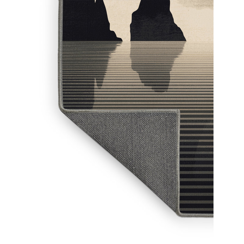 Tapis gris moelleux moelleux à poil long doux et moelleux de couleur grise - gris, 2 x 5