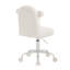 Chaise de bureau pivotante pour enfants avec roulettes - Tabouret de travail réglable en hauteur - Petit agneau avec rembourrage doux-130074594
