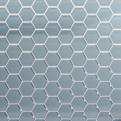 3" Beehive 10.25in.x11.75in. Glass Mosaic Tile